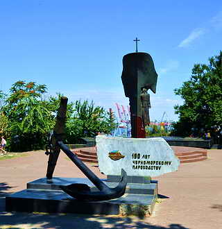 Памятник экипажам всех погибших кораблей торгового флота Одессы